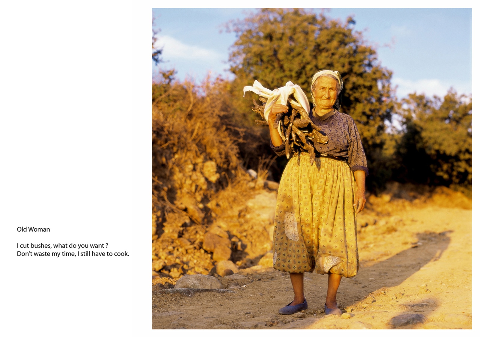 A book project about Bodrum Town - C type Prints with interview subtitles 80 x 100 cm