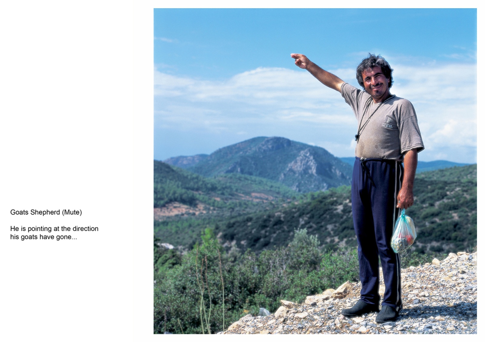 A book project about Bodrum Town - C type Prints with interview subtitles 80 x 100 cm