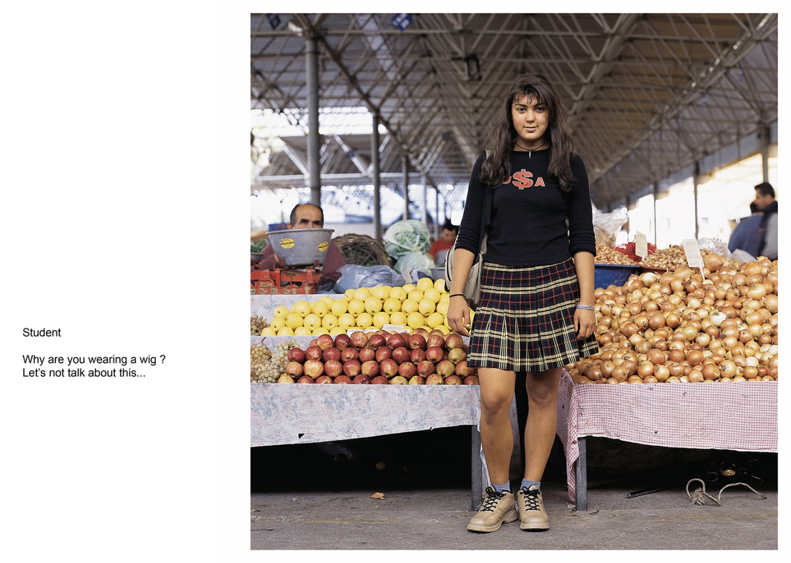 A book project about Bodrum Town - C type Prints with interview subtitles 80 x 100 cm