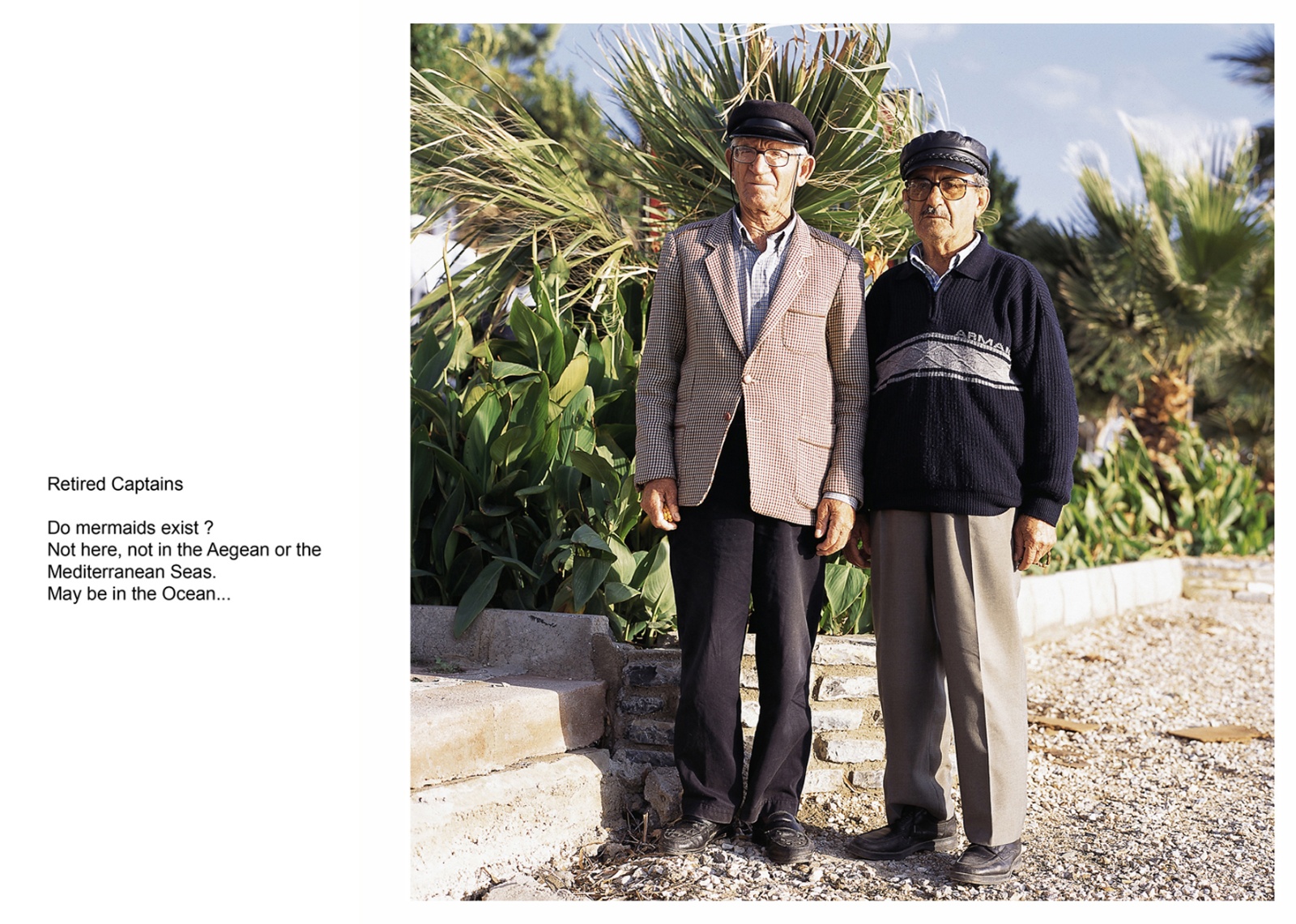 A book project about Bodrum Town - C type Prints with interview subtitles 80 x 100 cm
