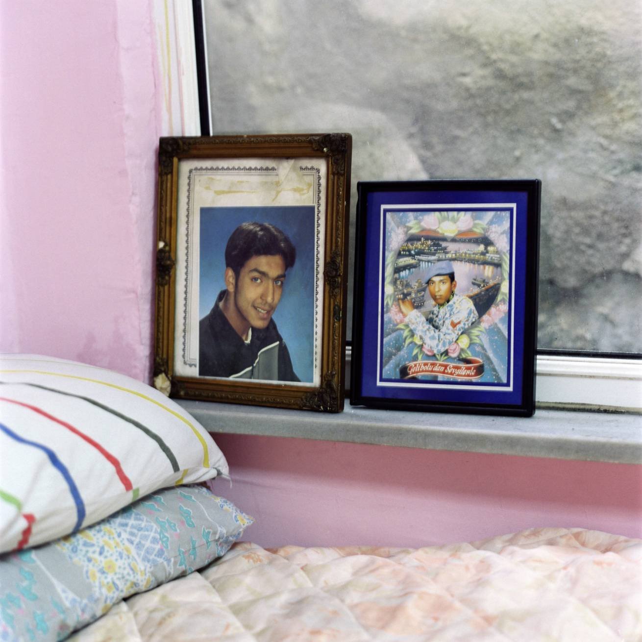 A book project of Interviews with Women - Pigment Prints with interview subtitles 80 x 100 cm