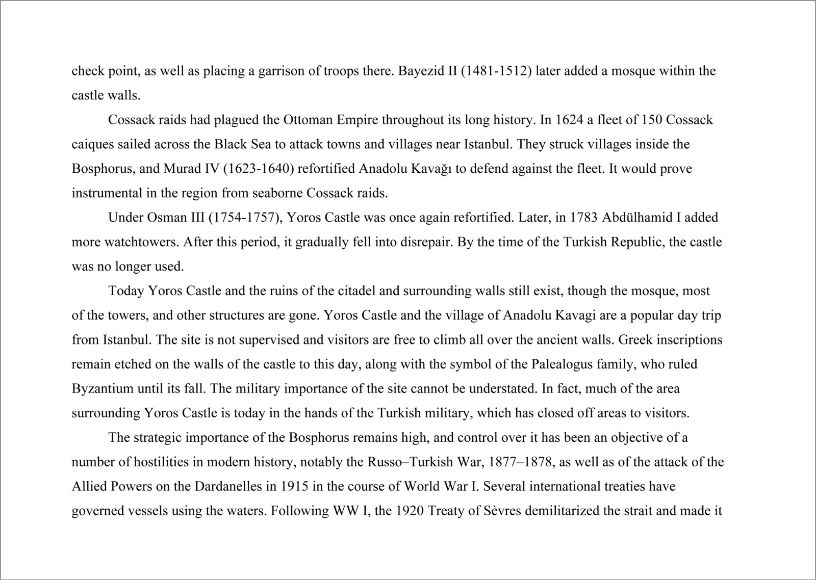 Microsoft Word - The End of Bosphorus.doc