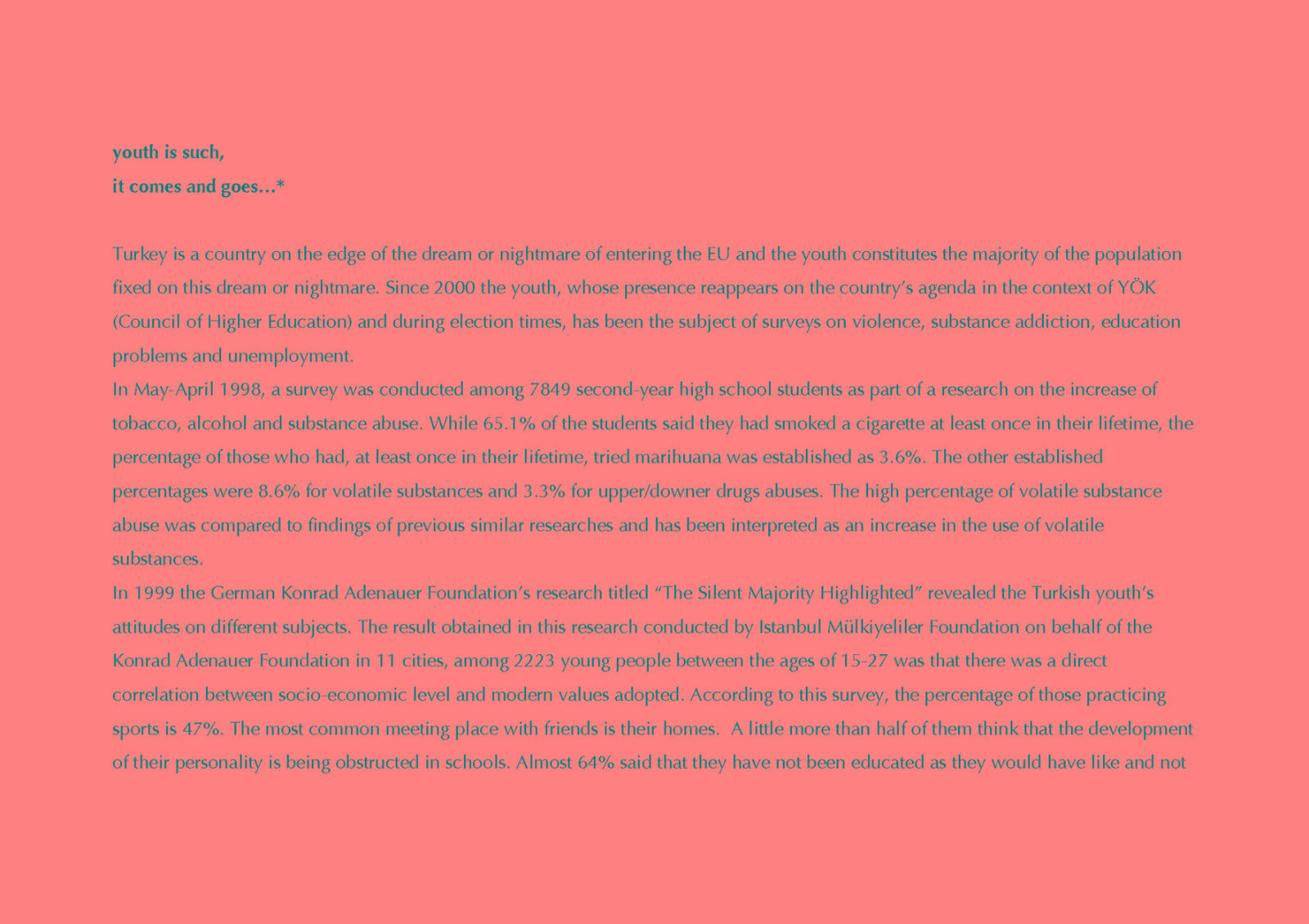 312 pp Book Project / 2010 Istanbul European Capitol of Culture